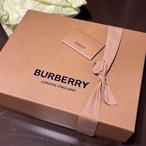 Burberry Paper Box with ribbon